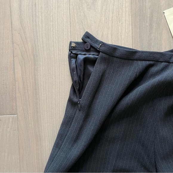 Ann Taylor Wide Leg Pinstripe Trouser - Picture 4 of 4